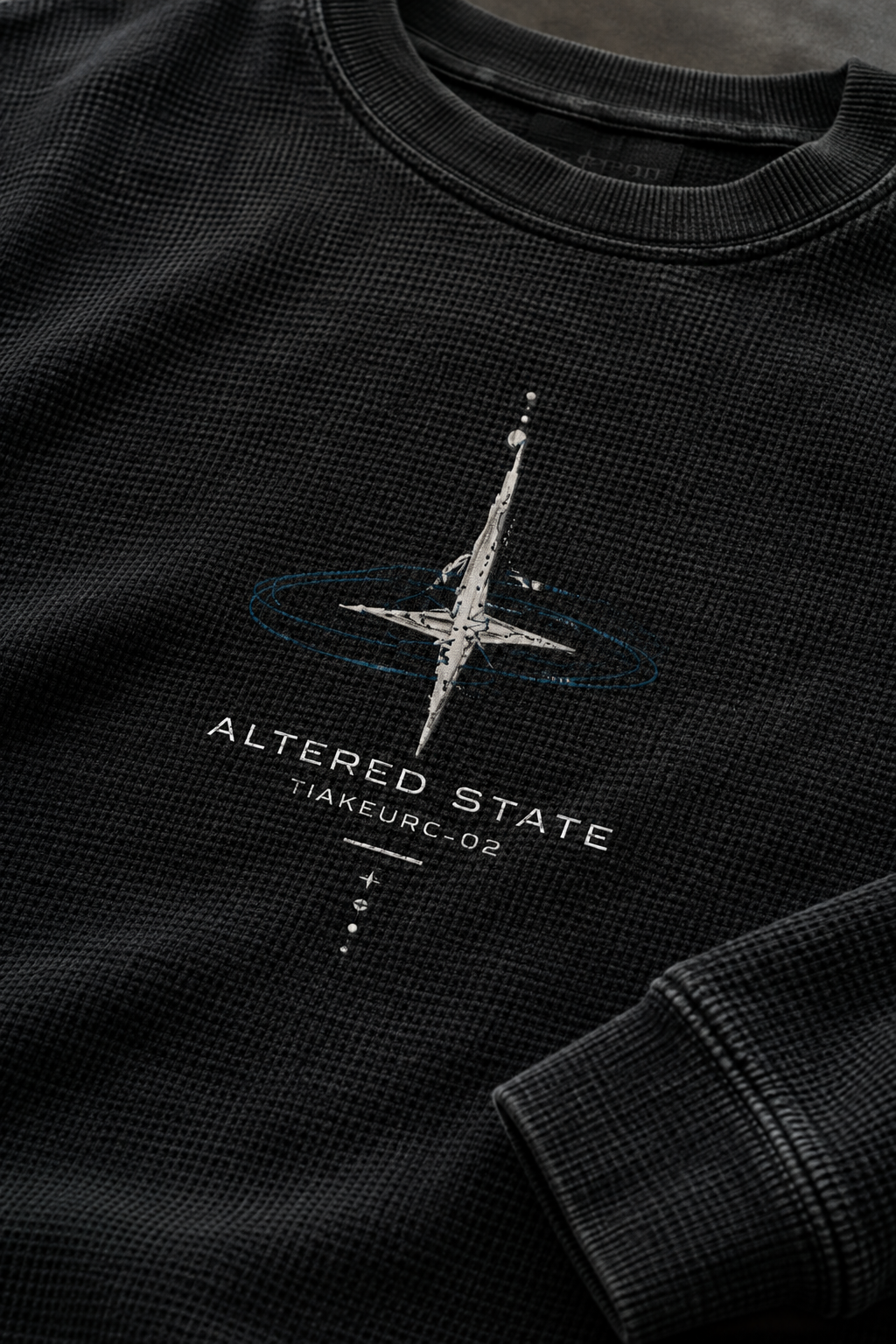 ALTERED STATE — Waffle Knit Long Sleeve Tee
