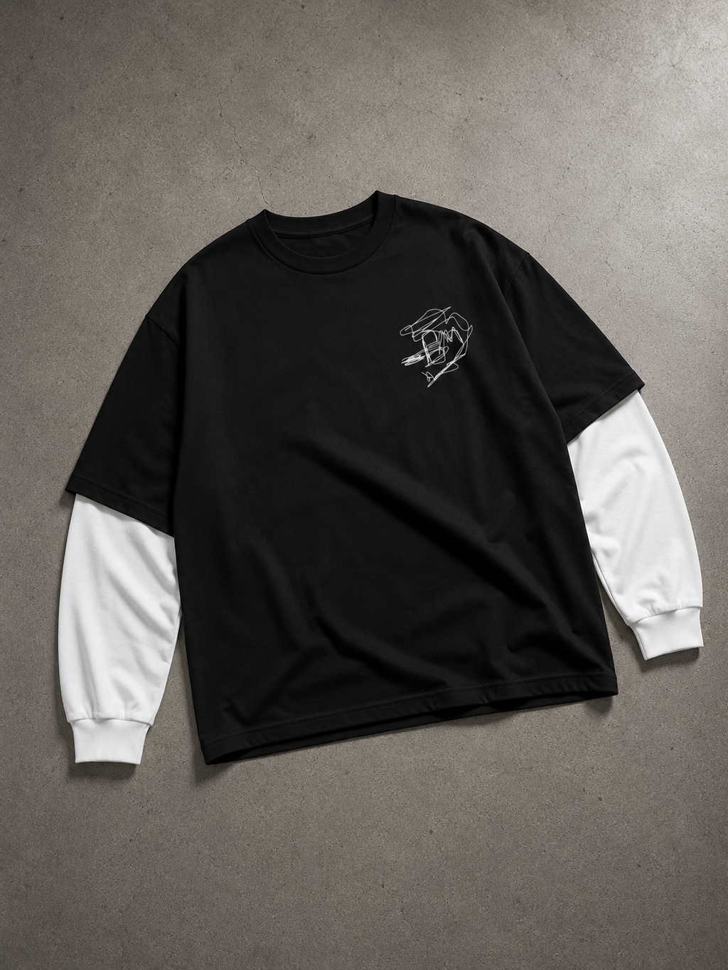 Silent Chaos Oversized T-Shirt