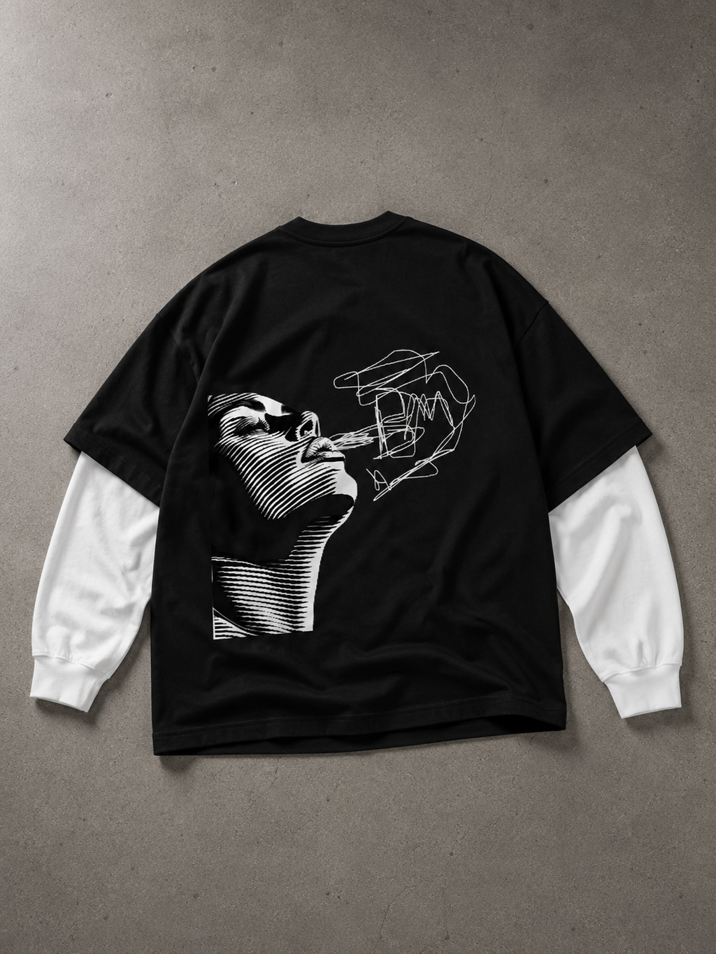 Silent Chaos Oversized T-Shirt