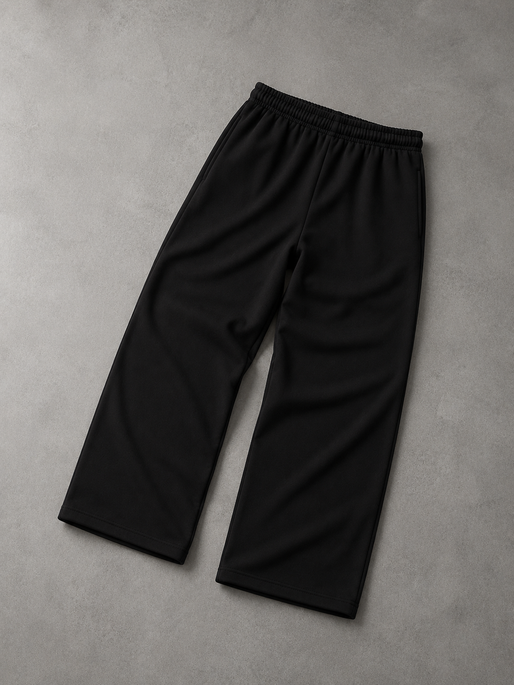 UX Wide-Leg Sweatpants — Black