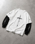 Blessed Cross Layered Oversized Tee