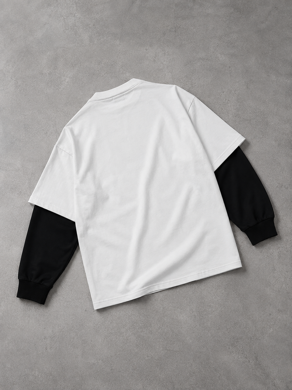 Blessed Cross Layered Oversized Tee
