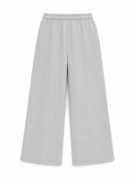 UX Wide-Leg Sweatpants — Heather Grey
