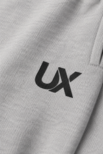 UX Wide-Leg Sweatpants — Heather Grey