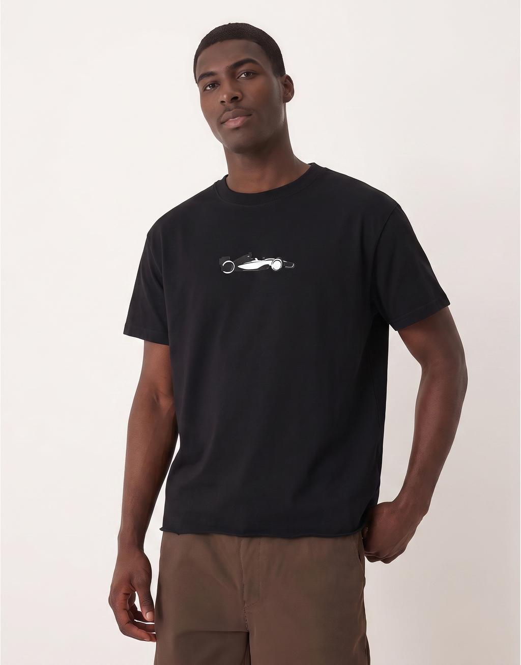 Apex Velocity Oversized Tee, fabric detail close-up