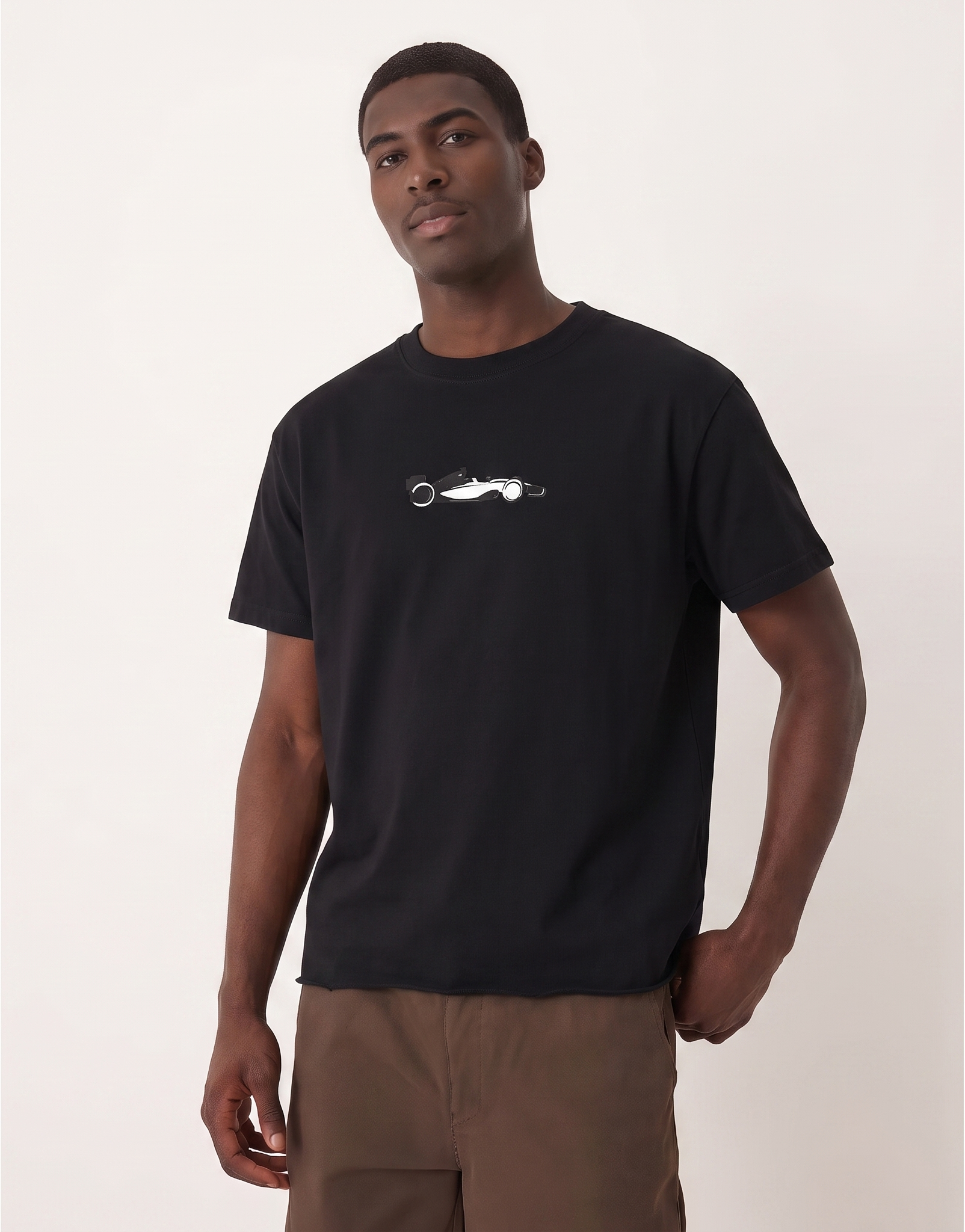 Apex Velocity Oversized Tee, fabric detail close-up